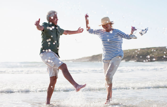 couple at beach