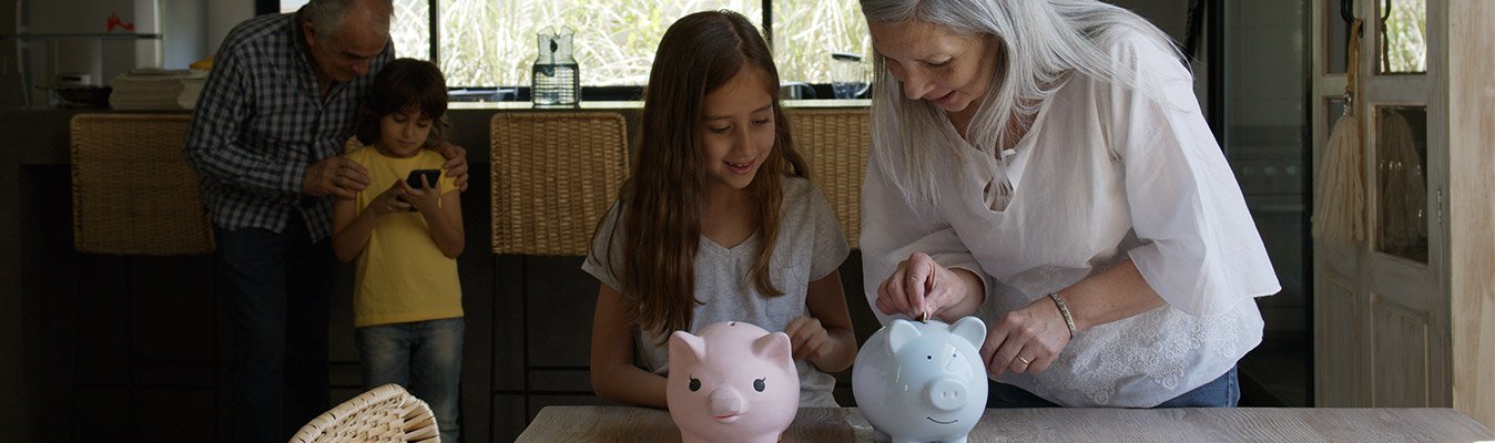 Grandkids with grandparents