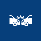Third party car insurance icon