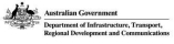 Department of Infastructure, Transport, Regional Development and Communications logo